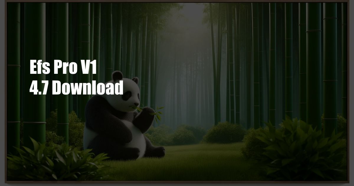 Efs Pro V1 4.7 Download